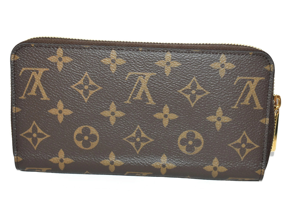 Louis Vuitton Wallet Monogram Canvas Zippy Long Brown
